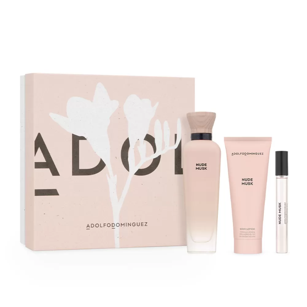 Adolfo Dominguez Nude Musk Lote New