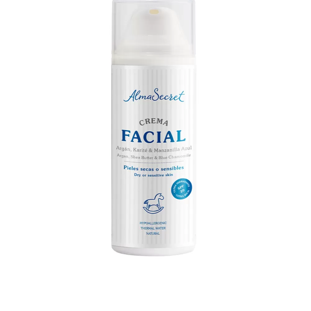 Alma Secret Crema Facial Argan, Karite Y Manzanilla Azul Spf20 Sale