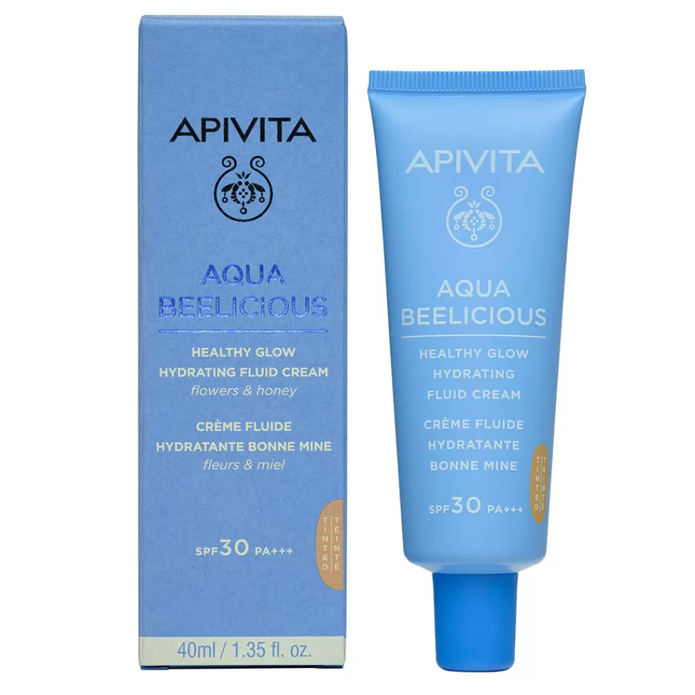 Apivita Aqua Beelicious Crema Fluida Iluminadora Hidratante Con Color Spf30+ Fashion