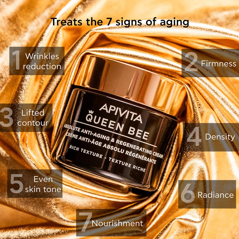 Apivita Queen Bee Crema Regeneradora Antiedad Absoluto Textura Rica Shop