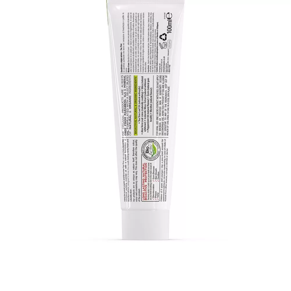 Dr. Organic Bioactive Organic Tea Tree Pasta De Dientes Outlet