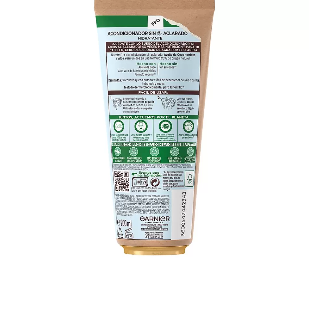 Garnier Original Remedies Coco Y Aloe Vera Acondicionador Sin Aclara Flash Sale