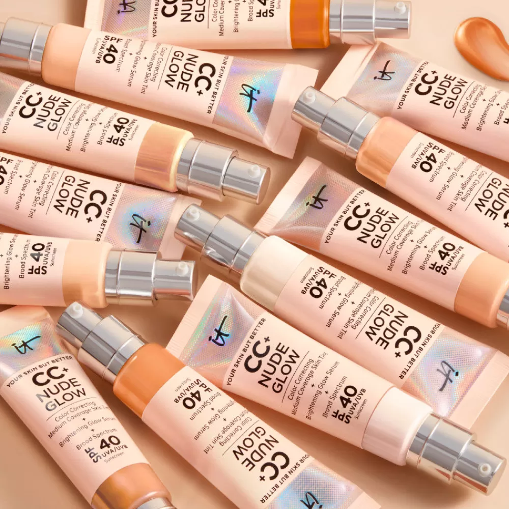 IT Cosmetics Cc+ Nude Glow Weight Foundation + Glow Sérum Spf40 Flash Sale
