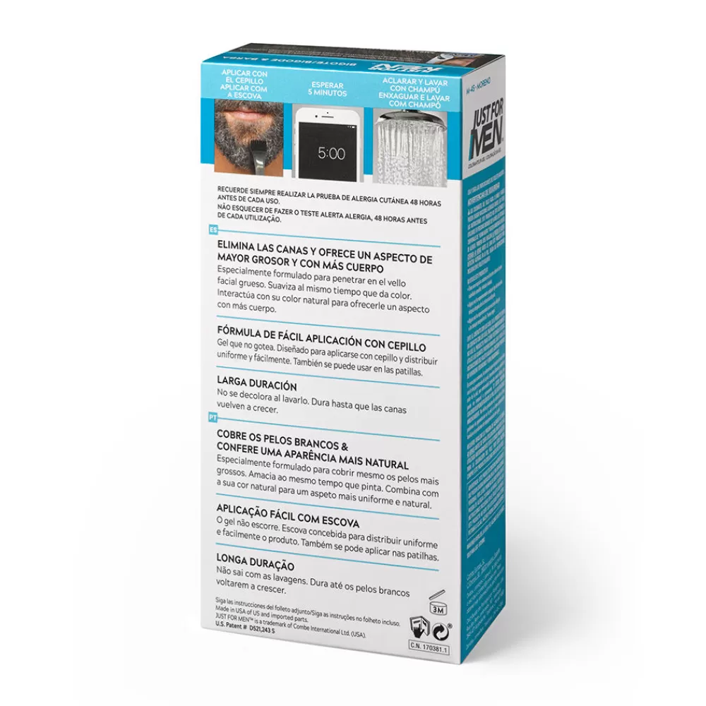 Just For Men Colorante En Gel Bigote, Barba Y Patillas Flash Sale