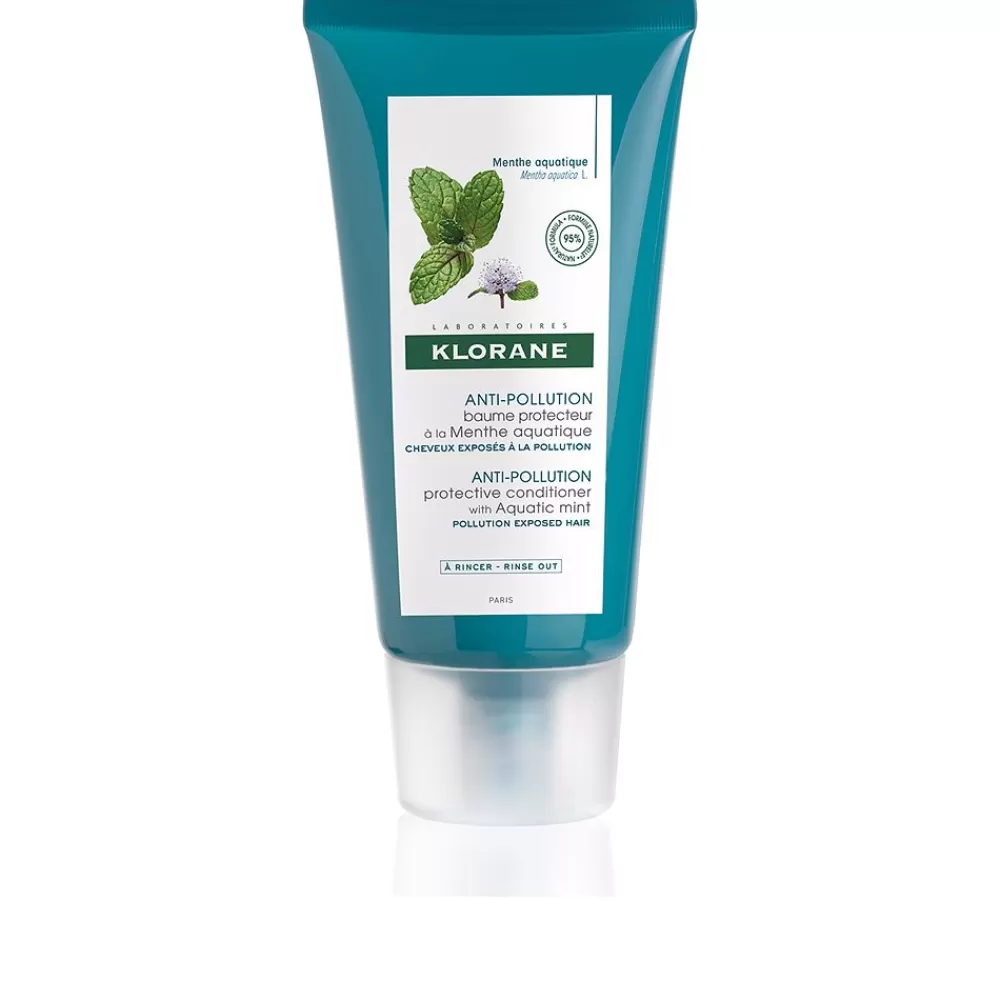 Klorane A La Menta Acuatica Balsamo Capilar Protector Detox New