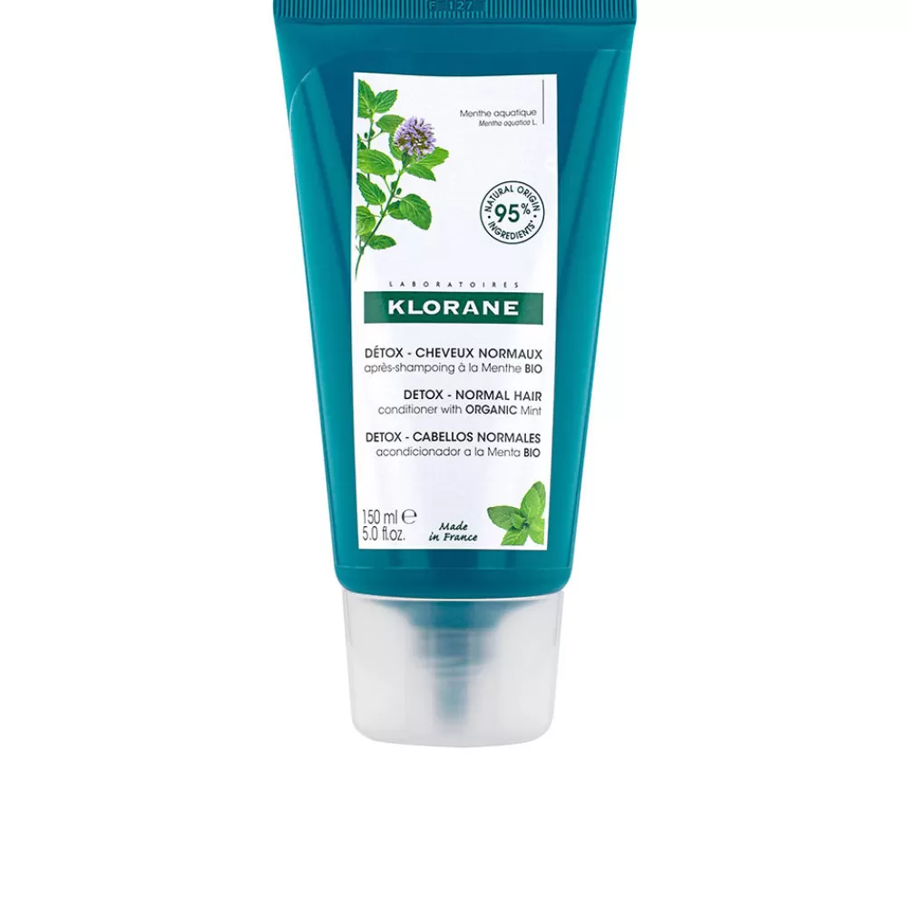 Klorane A La Menta Acuatica Balsamo Capilar Protector Detox New