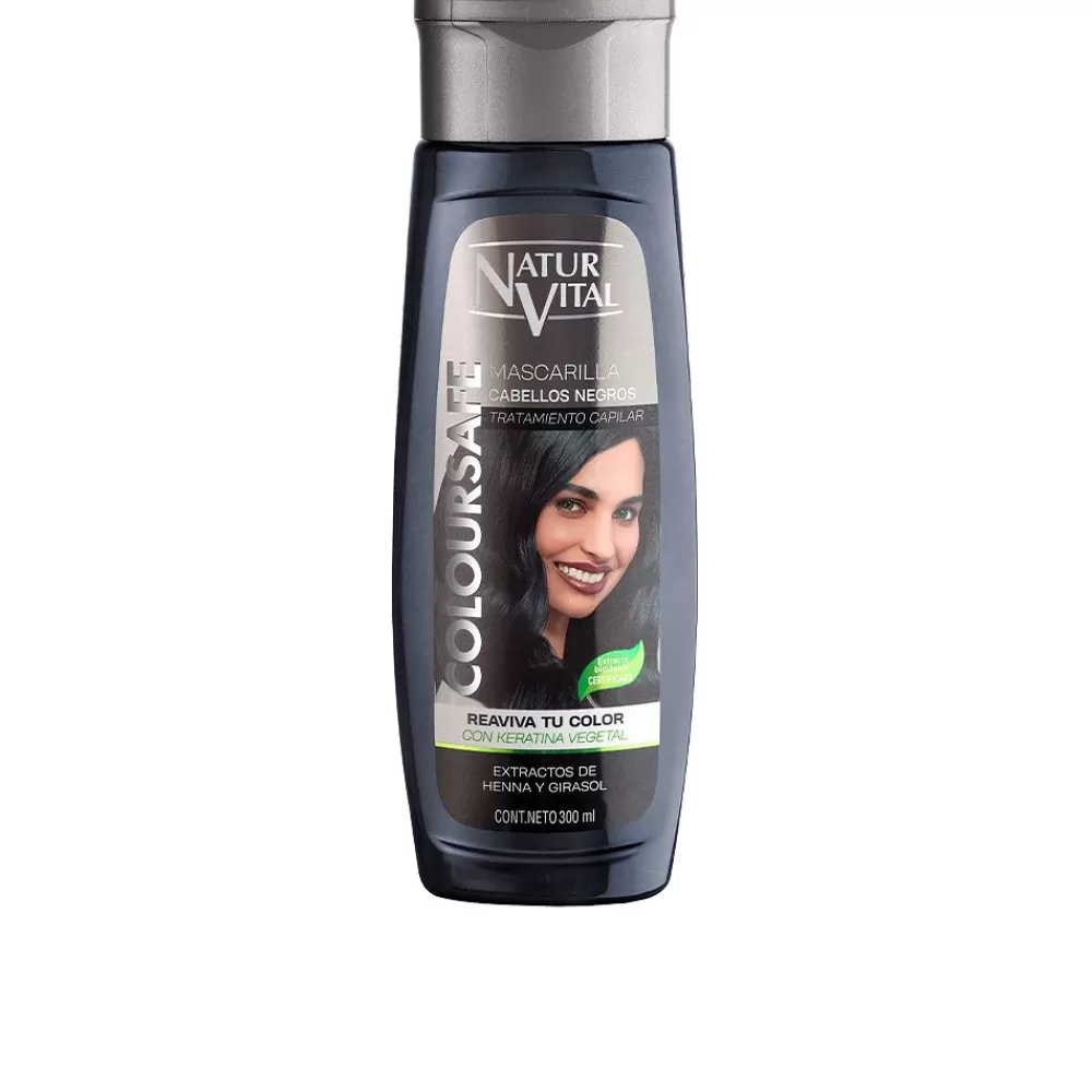 Naturvital Mascarilla Coloursafe Negro Hot