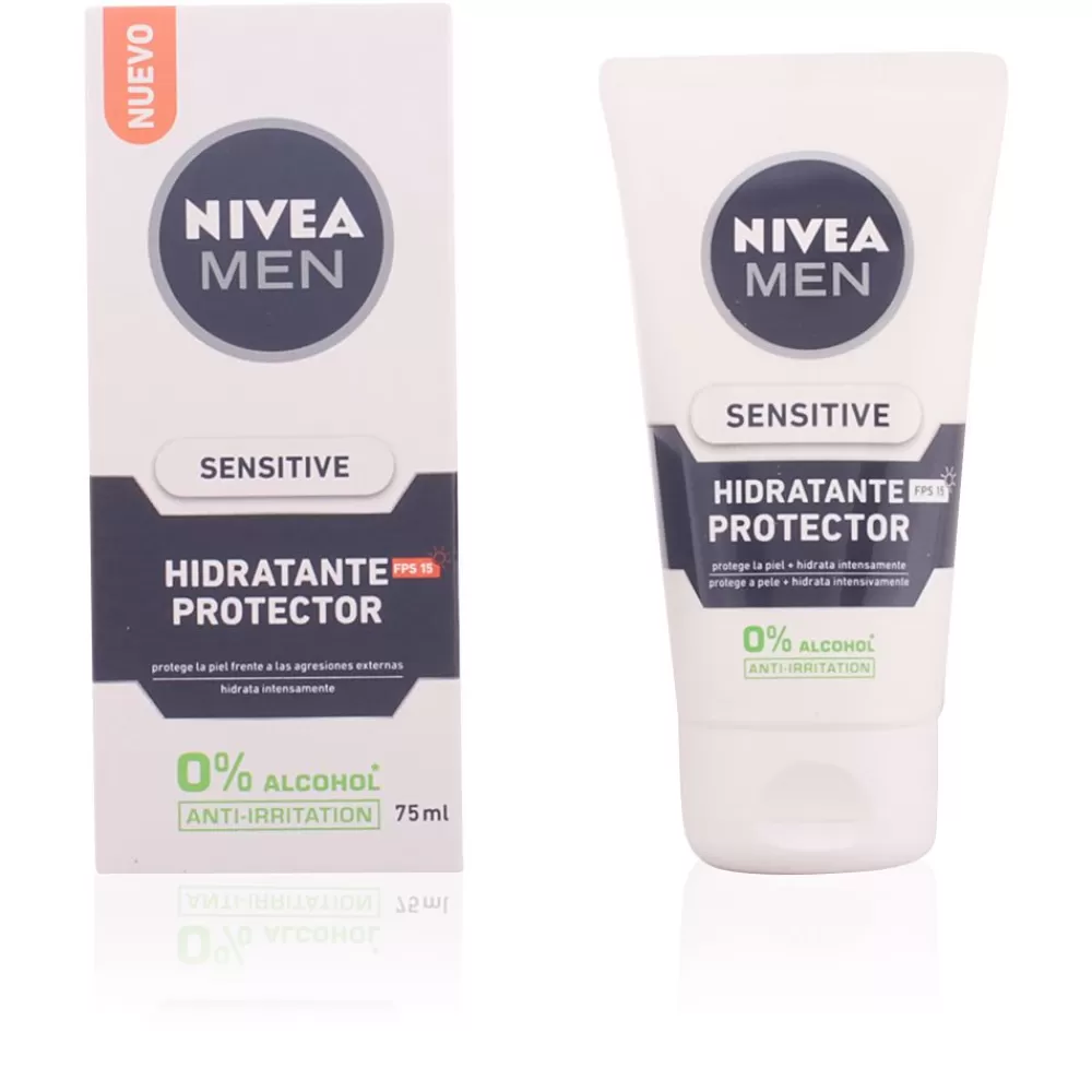 Nivea Men Sensitive Protector Hidratante 0% Alcohol Spf15 New