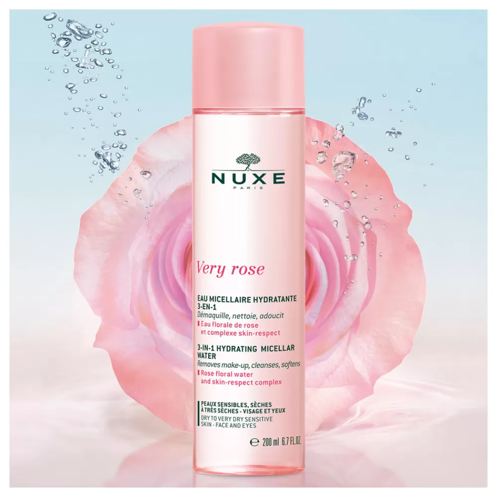 Nuxe Very Rose Agua Micelar Calmante 3 En 1 - Pieles Secas A Muy Secas Best Sale